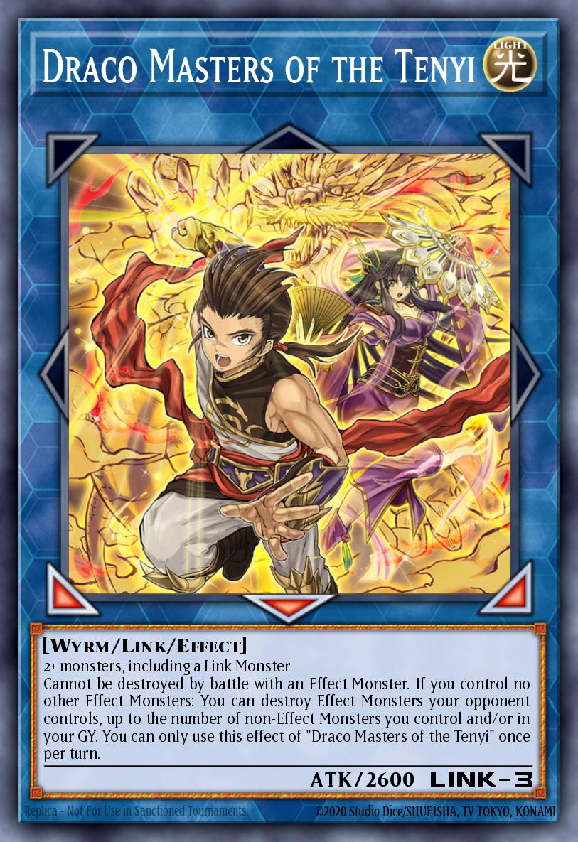 Draco Masters of the Tenyi Prismatic Secret Rare MP20-EN205 2020 Tin of Lost Memories Mega Pack Yugioh card