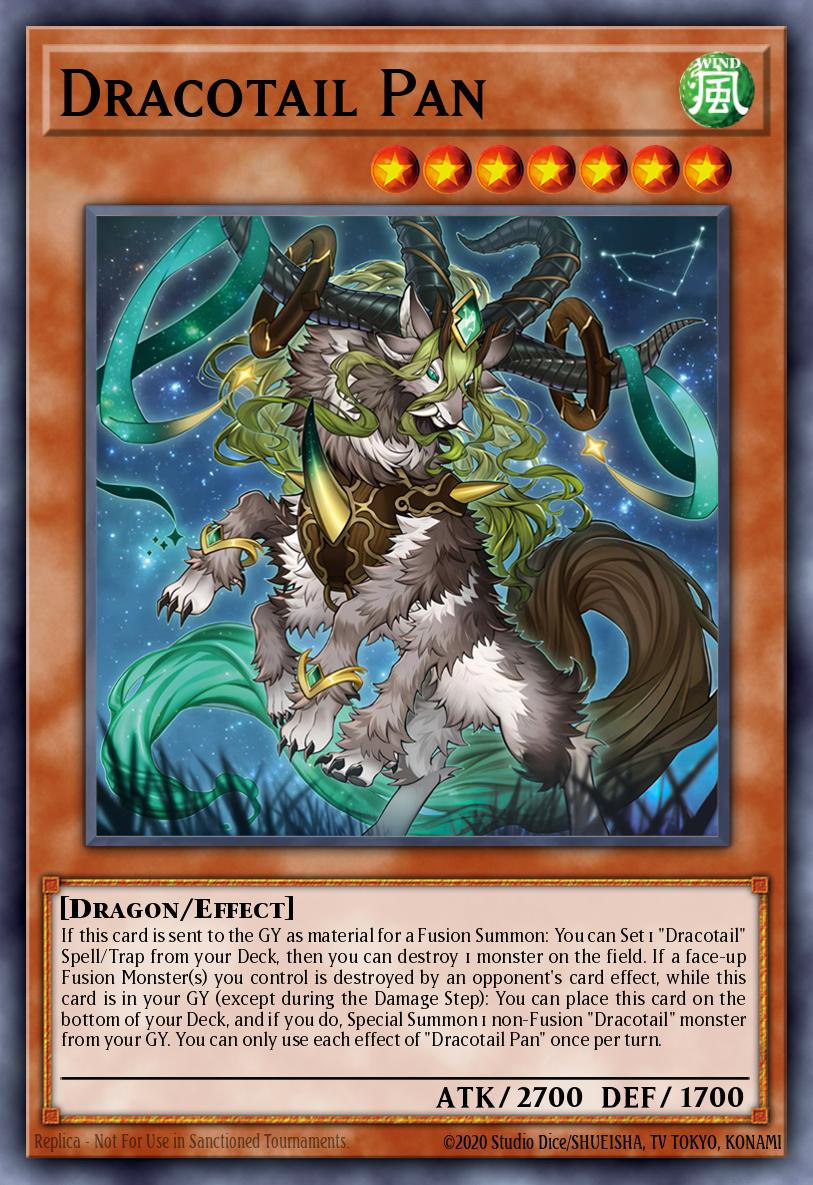Dracotail Pan Rare JUSH-EN003 Justice Hunters Yugioh card