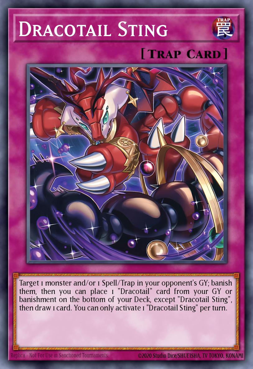 Dracotail Sting Ultra Rare BLGG-EN136 Battles of Legend: Glorious Gallery Yugioh card