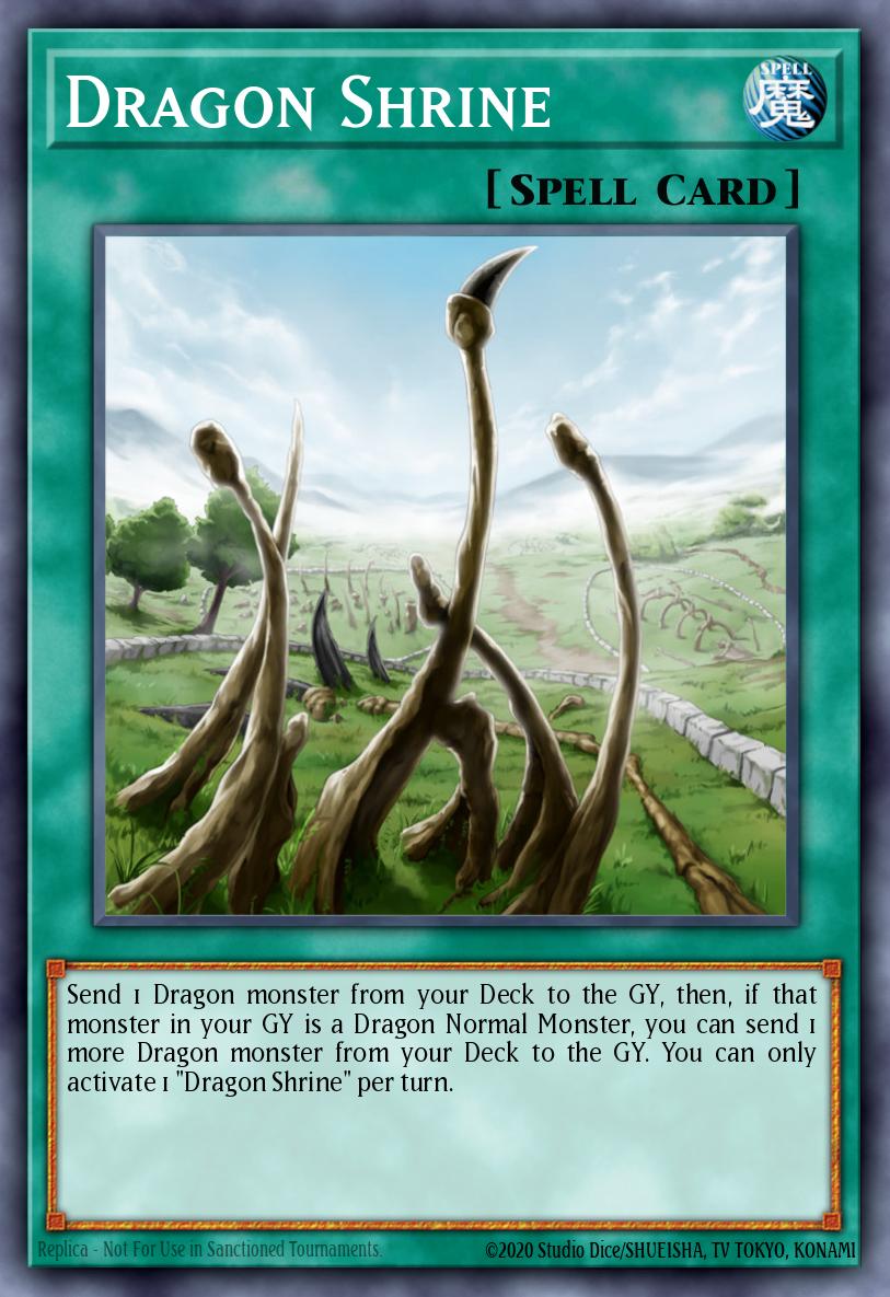 Dragon Shrine Rare DPRP-EN029 Duelist Pack Rivals of the Pharaoh Yugioh card