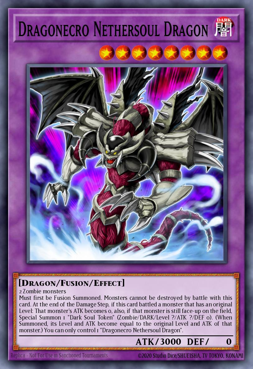 Dragonecro Nethersoul Dragon Ultra Rare BLHR-EN066 Battles of Legend Heros Revenge Yugioh card