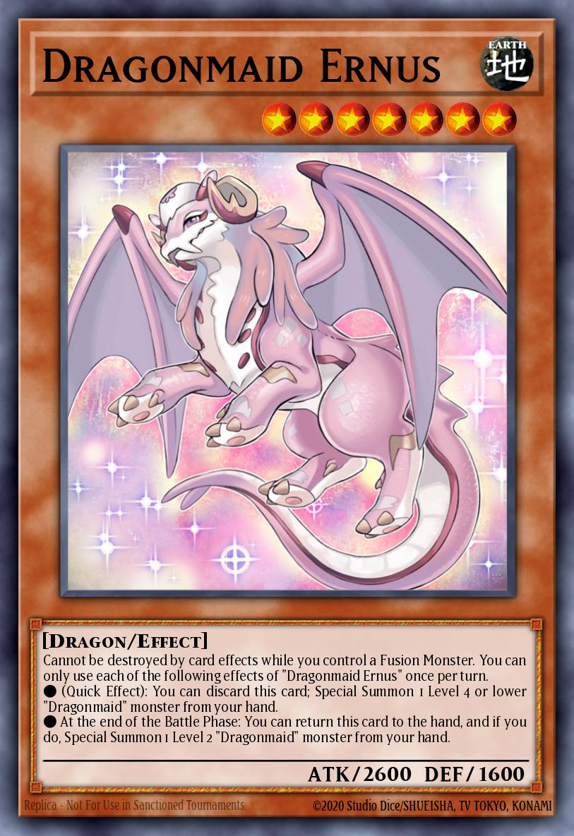 Dragonmaid Ernus Ultra Rare BLMM-EN055 Battles of Legend Monster Mayhem Yugioh card