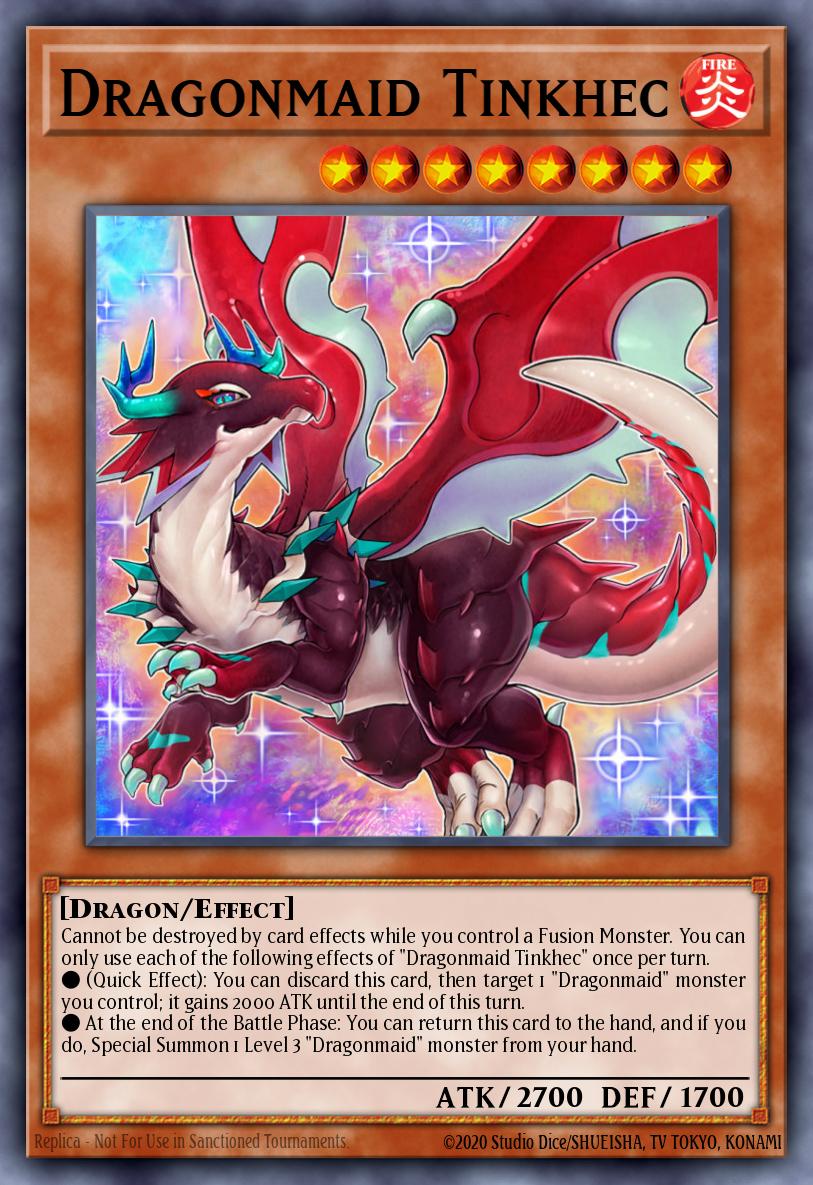 Dragonmaid Tinkhec Ultra Rare BLMM-EN059 Battles of Legend Monster Mayhem Yugioh card
