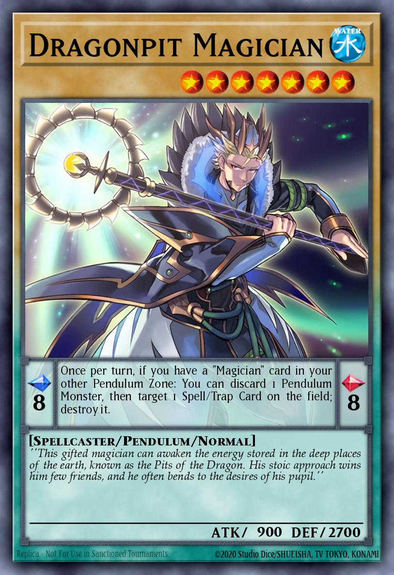 Dragonpit Magician Common SDMP-EN002 Master of Pendulum Structure Deck Yugioh card