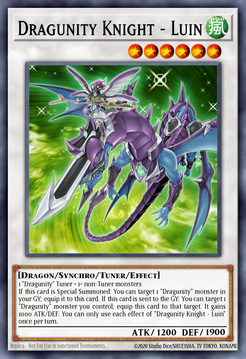 Dragunity Knight - Luin Rare CYHO-EN032 Cybernetic Horizon Yugioh card