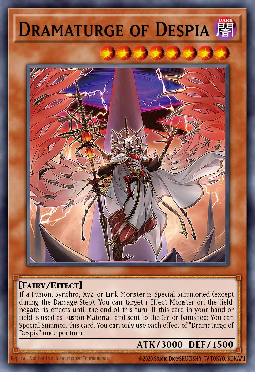 Dramaturge of Despia Prismatic Secret Rare MP22-EN124 2022 Tin of the Pharaohs Gods Yugioh card