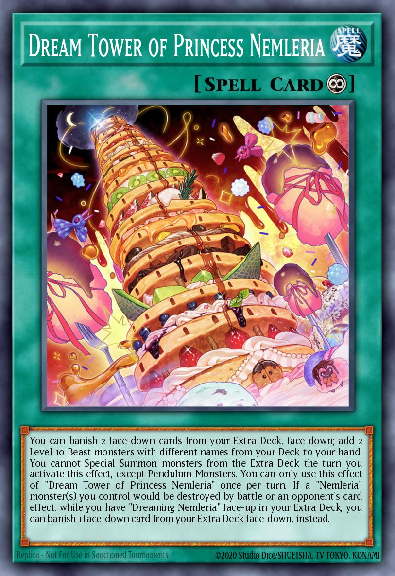 Dream Tower of Princess Nemleria Common CYAC-EN059 Cyberstorm Access Yugioh card