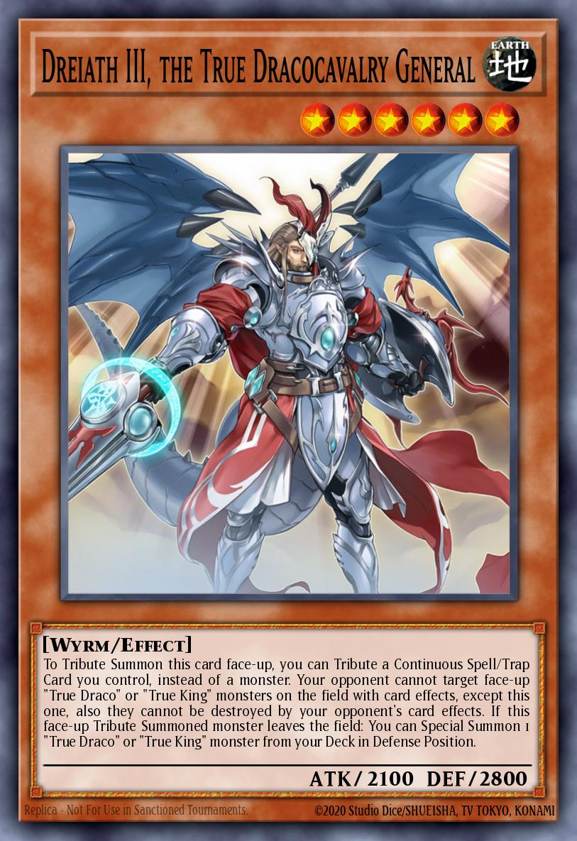 Dreiath III the True Dracocavalry General Ultra Rare MACR-EN023 Maximum Crisis Yugioh card