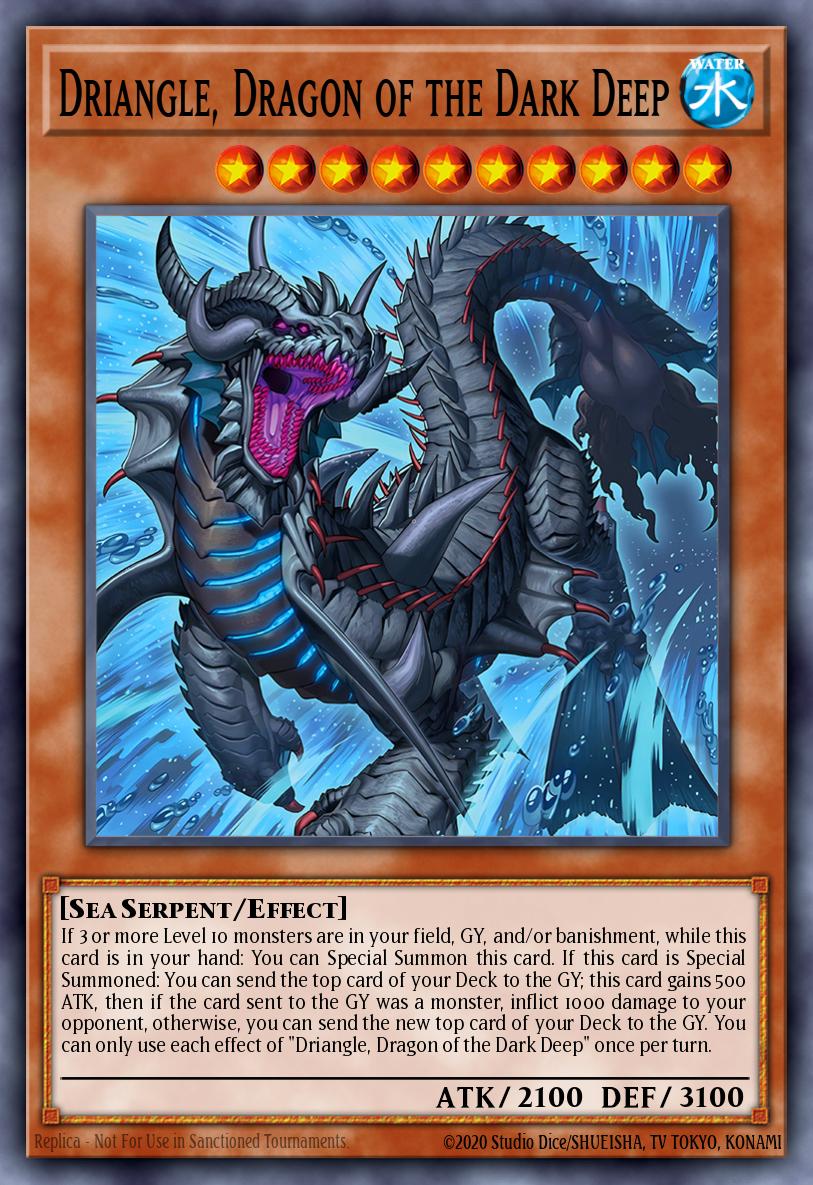 Driangle Dragon of the Dark Deep Common SUDA-EN022 Supreme Darkness Yugioh card