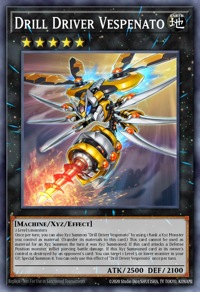 Drill Driver Vespenato Common MP21-EN132 2021 Tin of Ancient Battles Yugioh card