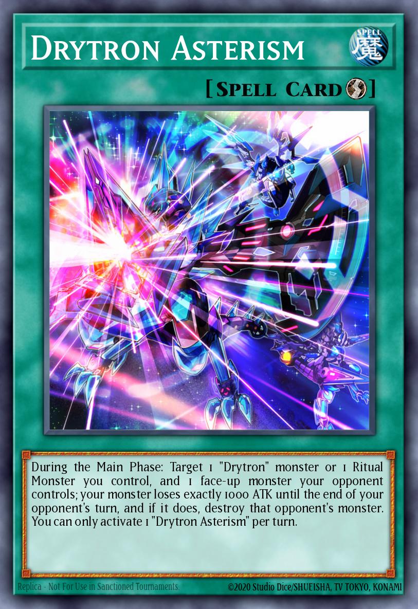 Drytron Asterism Rare GEIM-EN035 Genesis Impact Yugioh card