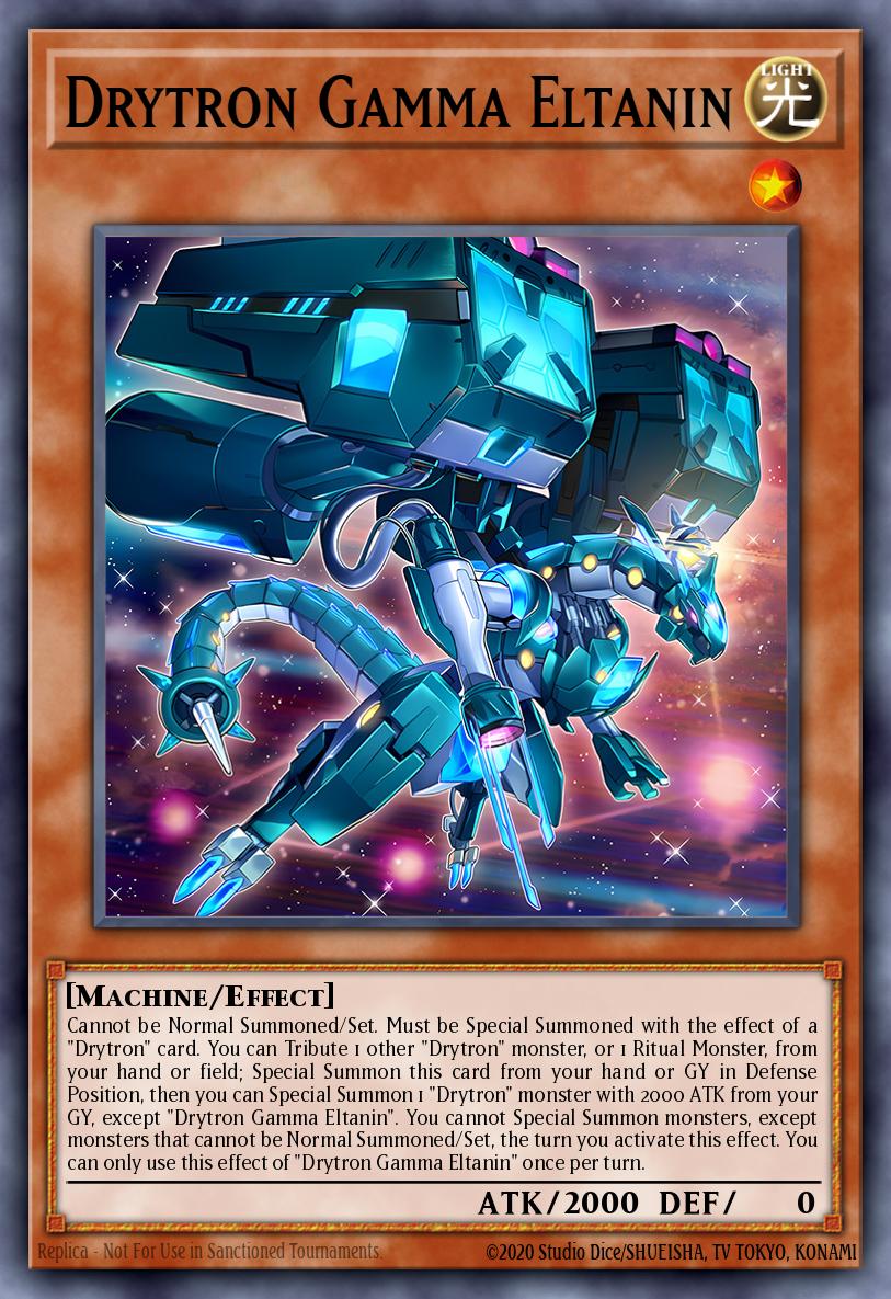 Drytron Gamma Eltanin Super Rare MP21-EN238 2021 Tin of Ancient Battles Yugioh card