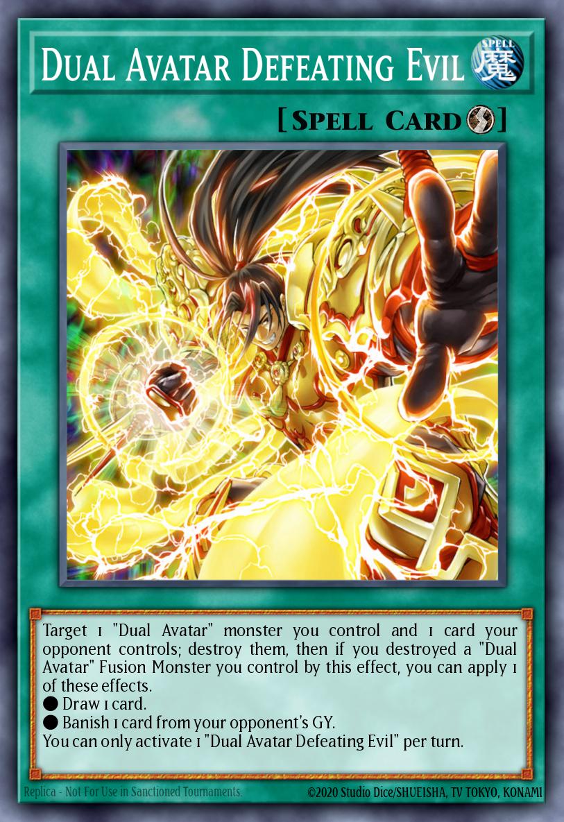 Dual Avatar Defeating Evil Common PHRA-EN059 Phantom Rage Yugioh card