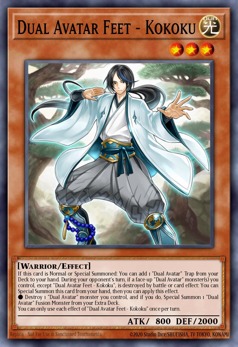 Dual Avatar Feet - Kokoku Super Rare PHRA-EN015 Phantom Rage Yugioh card