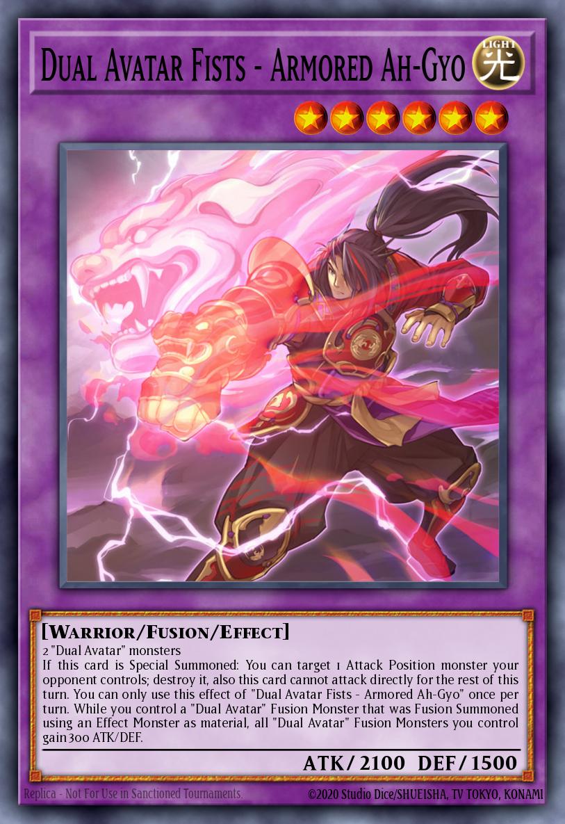 Dual Avatar Fists - Armored Ah-Gyo Super Rare PHRA-EN032 Phantom Rage Yugioh card