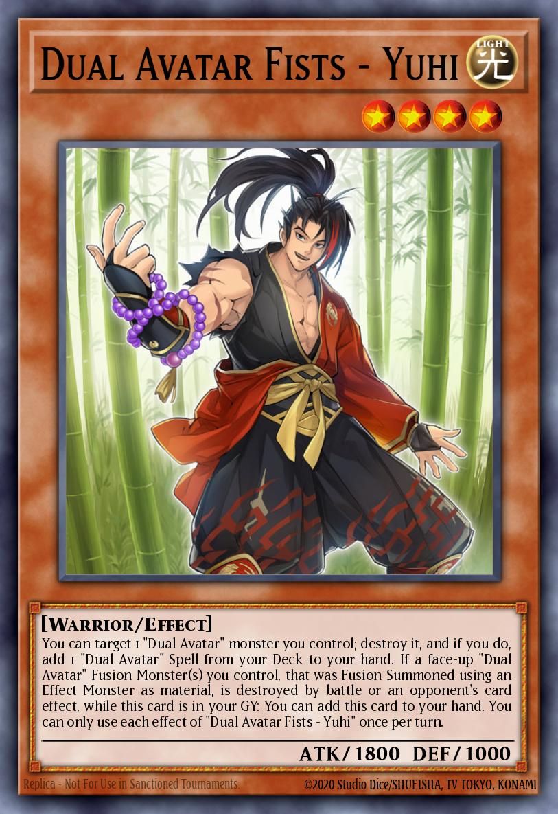 Dual Avatar Fists - Yuhi Super Rare PHRA-EN014 Phantom Rage Yugioh card