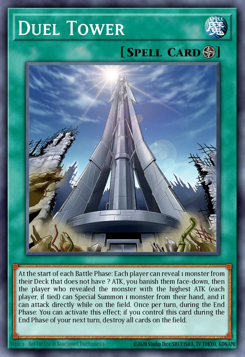 Duel Tower Prismatic Secret Rare MP22-EN269 2022 Tin of the Pharaohs Gods Yugioh card