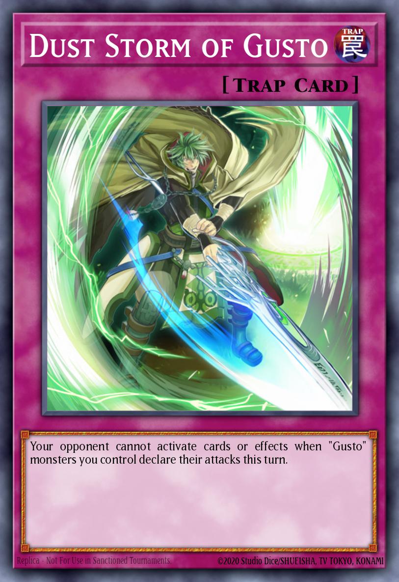 Dust Storm of Gusto Duel Terminal Normal Parallel Rare DT07-EN049 Duel Terminal 7a Yugioh card