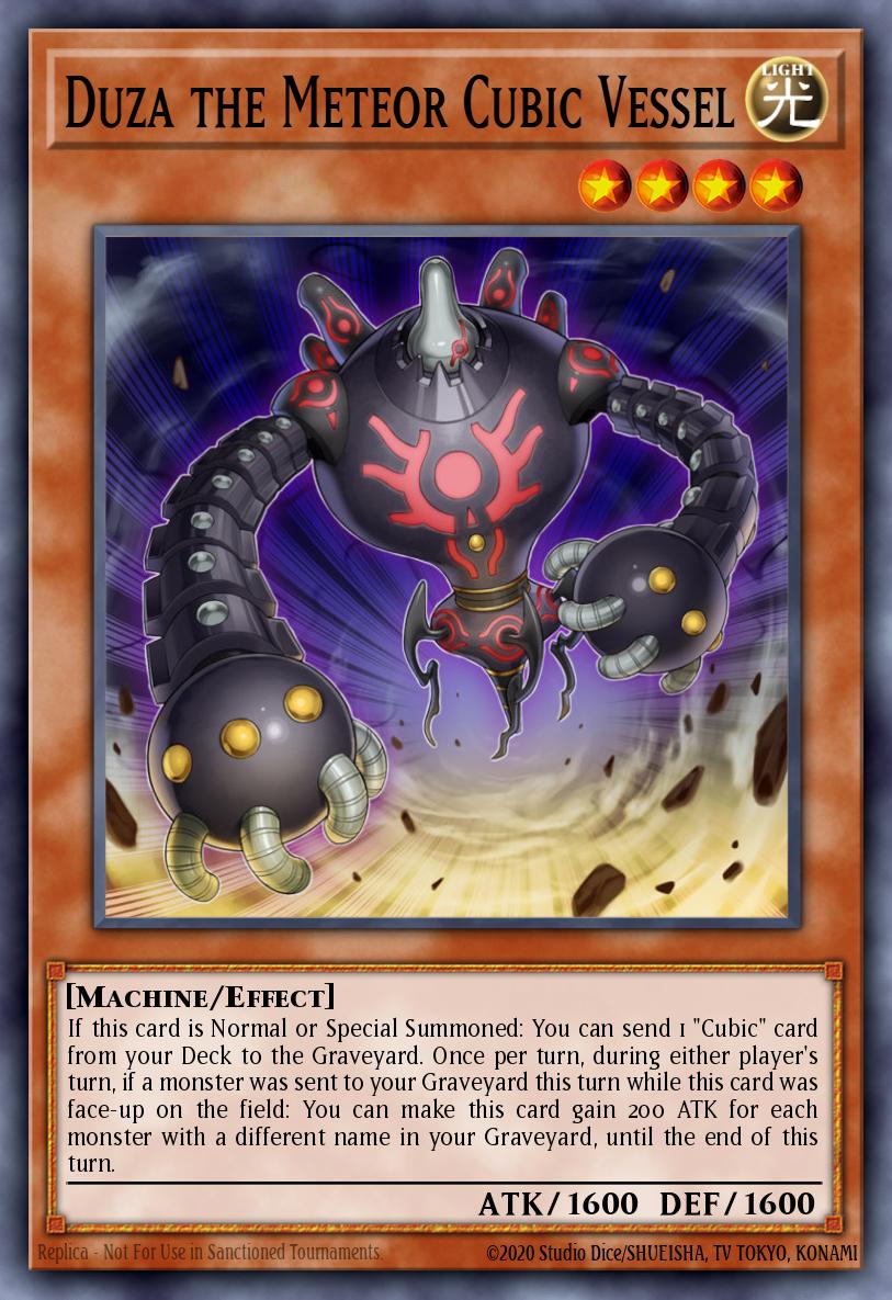 Duza the Meteor Cubic Vessel Ultra Rare MVP1-ENSV1 Yu-Gi-Oh! The Dark Side of Dimensions Movie Pack Secret Edition Yugioh card