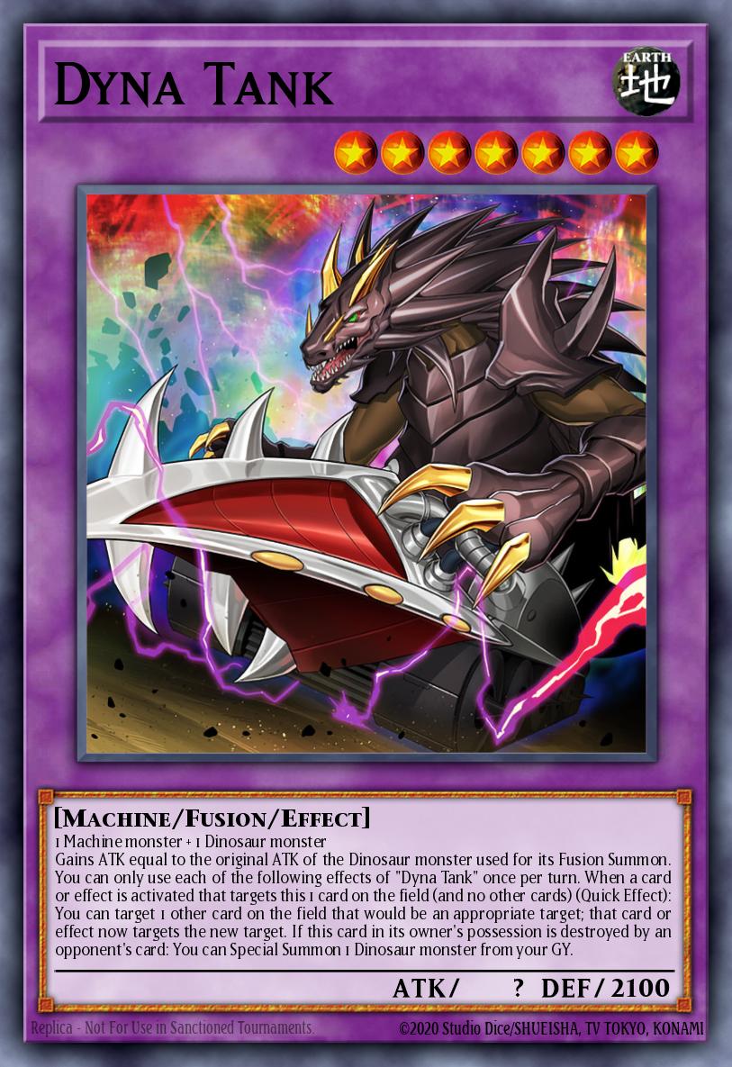 Dyna Tank Ultra Rare BLCR-EN018 Battles of Legend Crystal Revenge Yugioh card