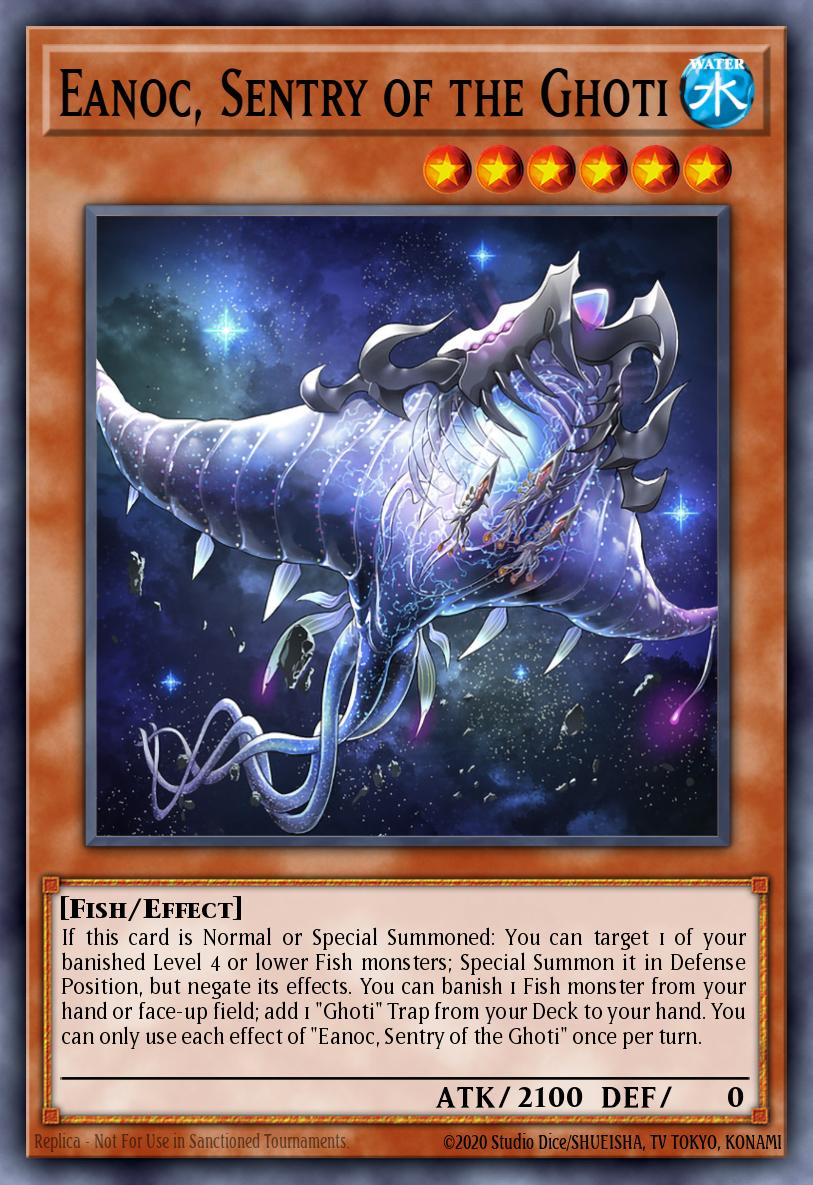 Eanoc Sentry of the Ghoti Common POTE-EN088 Power of the Elements Yugioh card