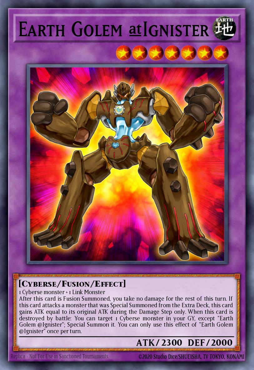 Earth Golem @Ignister Rare IGAS-EN041 Ignition Assault Yugioh card