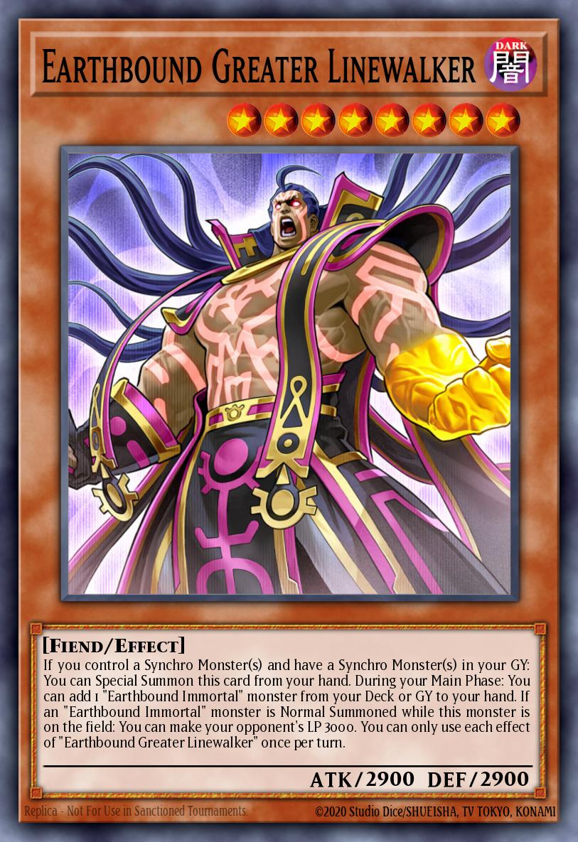 Earthbound Greater Linewalker Ultra Rare LED5-EN023 Legendary Duelists Immortal Destiny Yugioh card