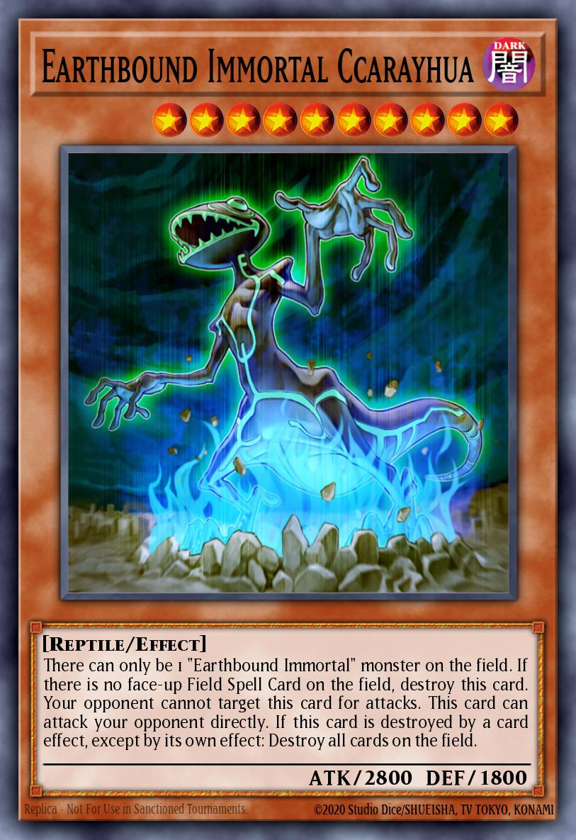 Earthbound Immortal Ccarayhua Super Rare LC5D-EN151 Legendary Collection 5Ds Mega Pack Yugioh card