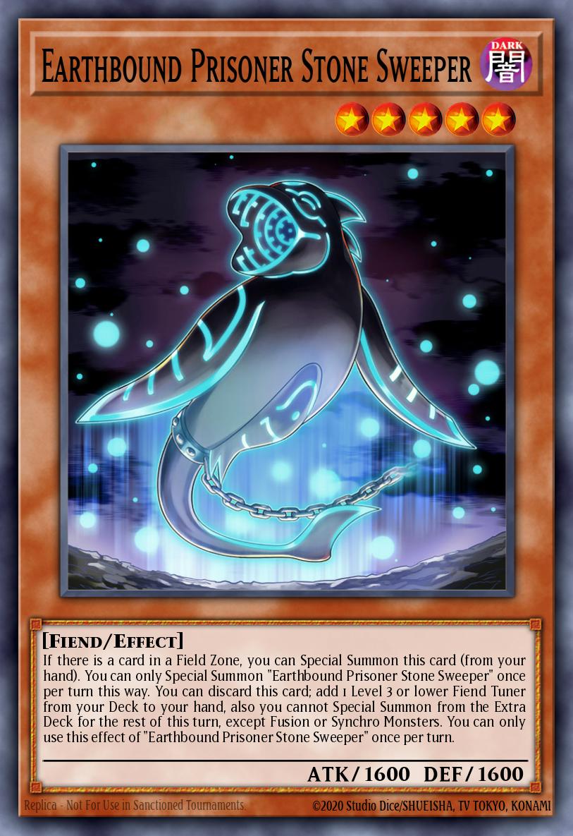 Earthbound Prisoner Stone Sweeper Super Rare MZMI-EN028 Maze of Millennia Yugioh card