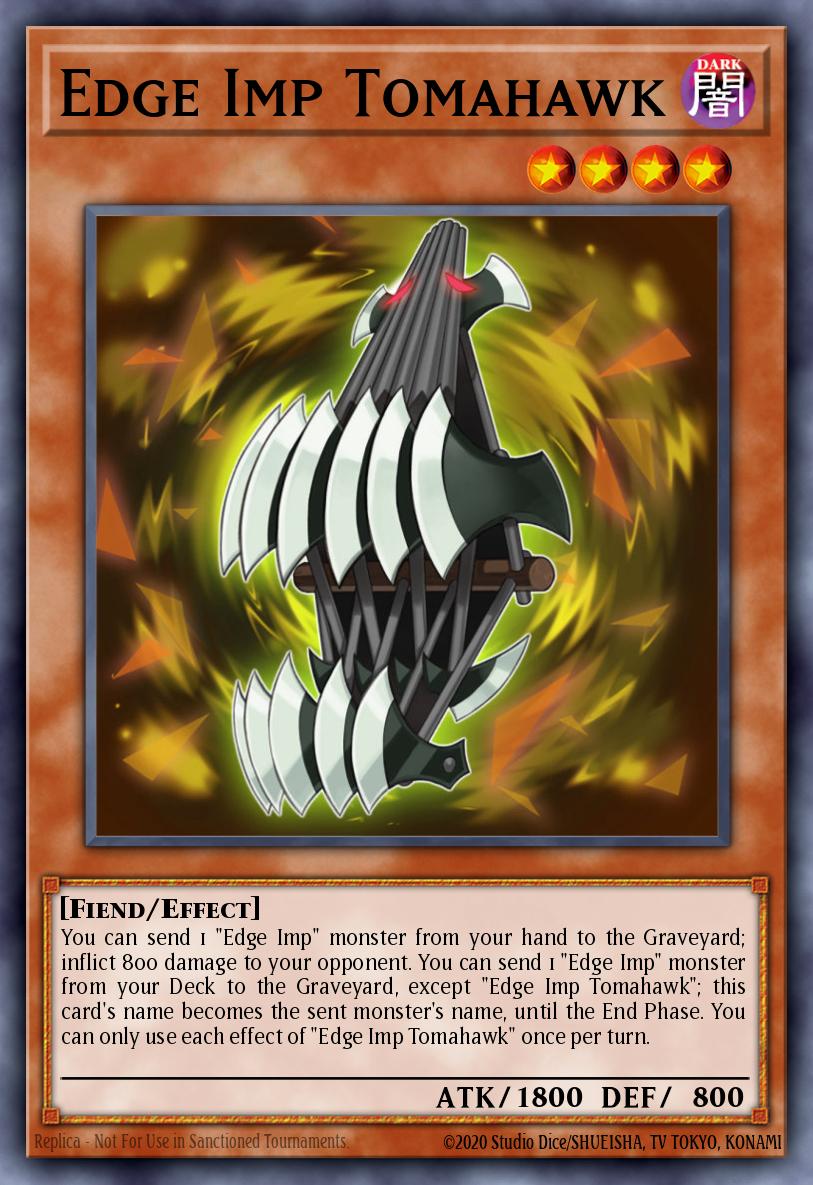 Edge Imp Tomahawk Rare CROS-EN014 Crossed Souls Yugioh card