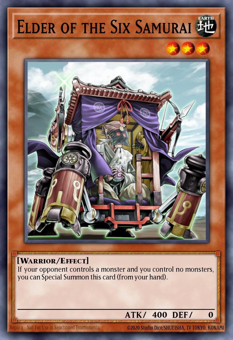 Elder of the Six Samurai Common EXVC-EN028 Extreme Victory Yugioh card