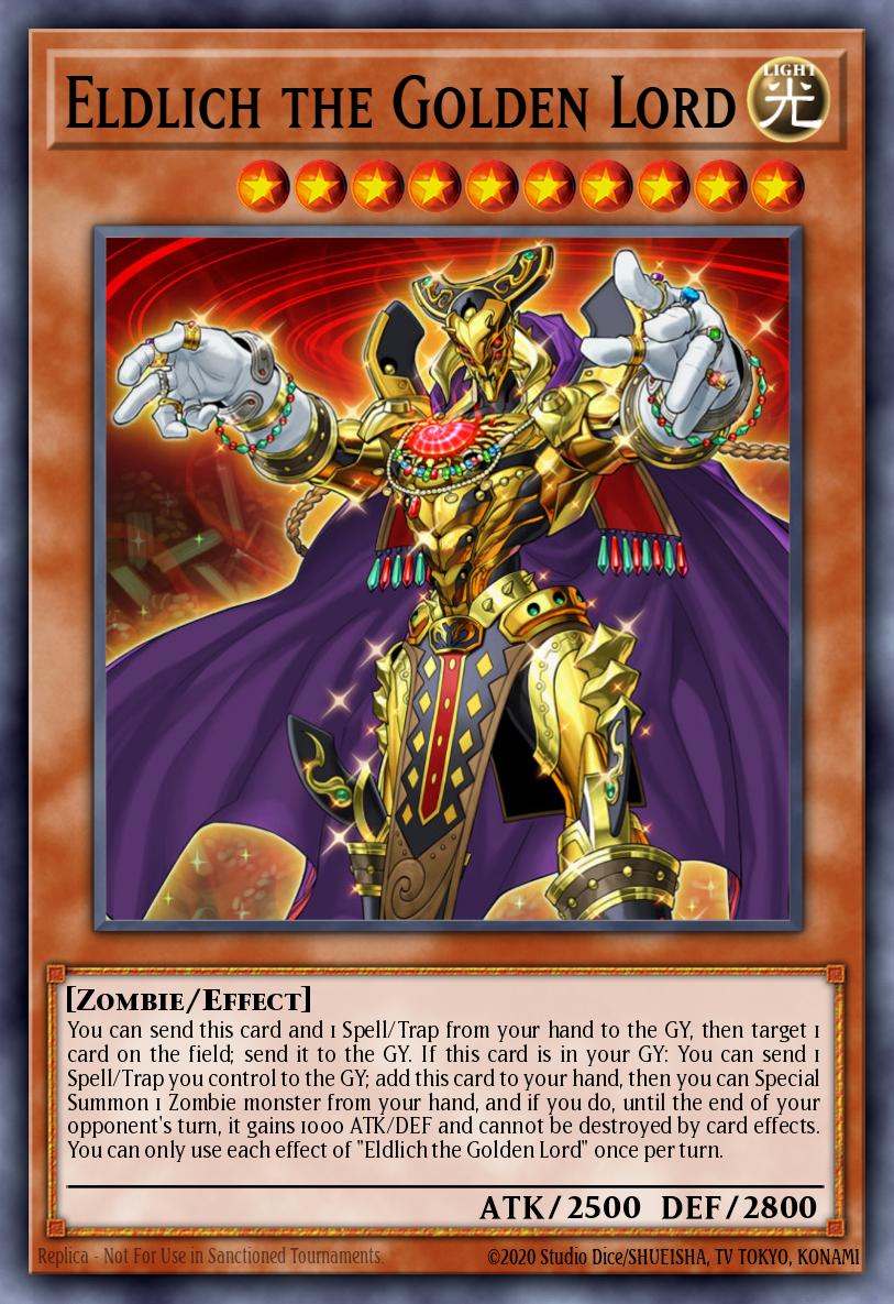 Eldlich the Golden Lord Common STAX-EN016 2-Player Starter Set Yugioh card