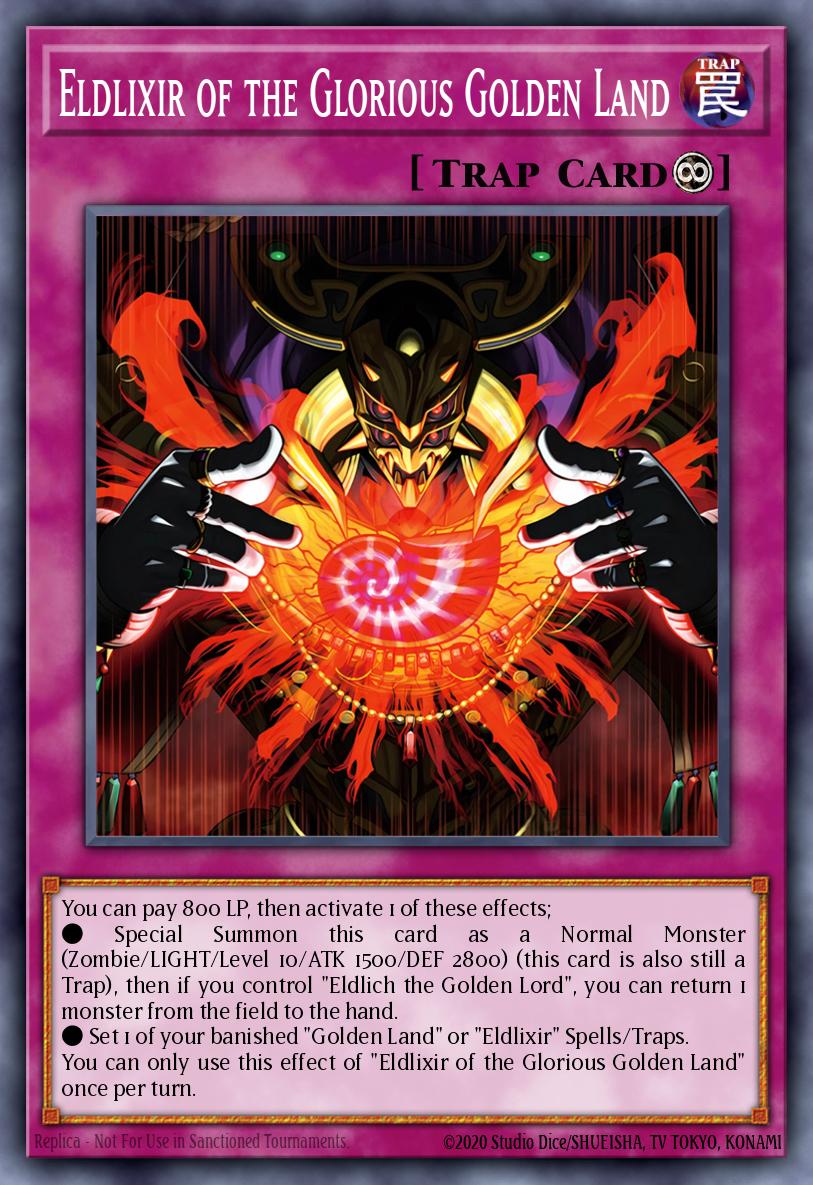Eldlixir of the Glorious Golden Land Super Rare ALIN-EN077 Alliance Insight Yugioh card