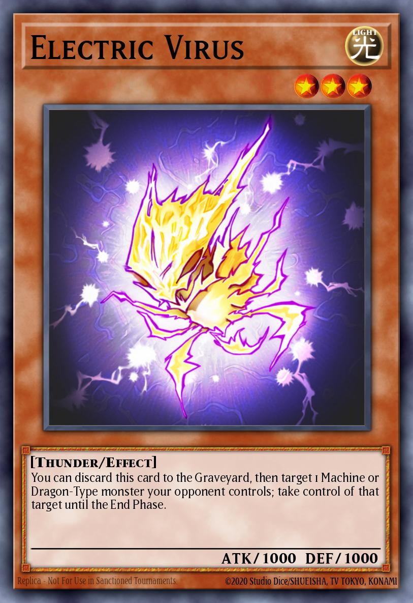Electric Virus Starfoil Rare BATT-EN005 Battle Pack Tournament Prize Cards Yugioh card