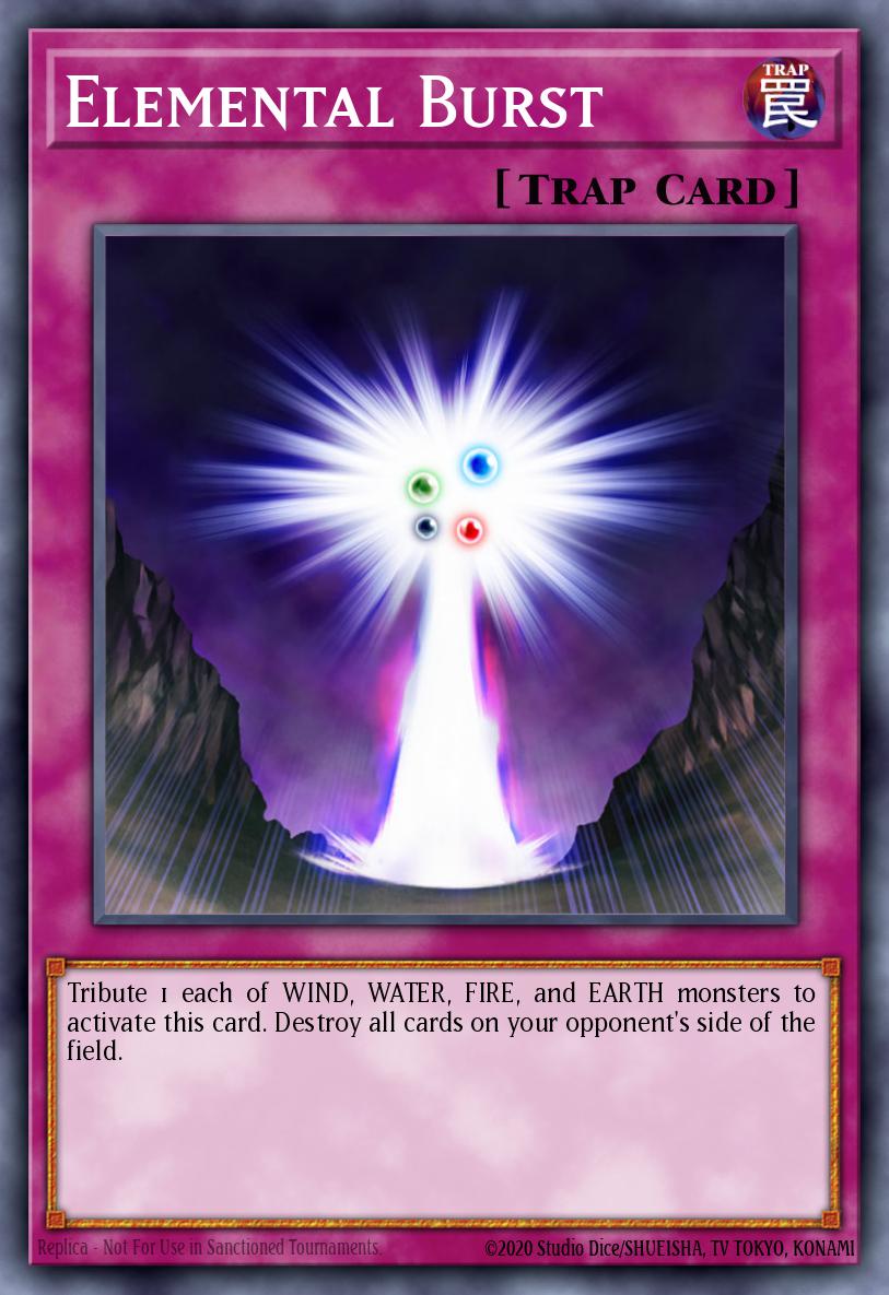 Elemental Burst Common DR3-EN179 Dark Revelation Volume 3 Yugioh card