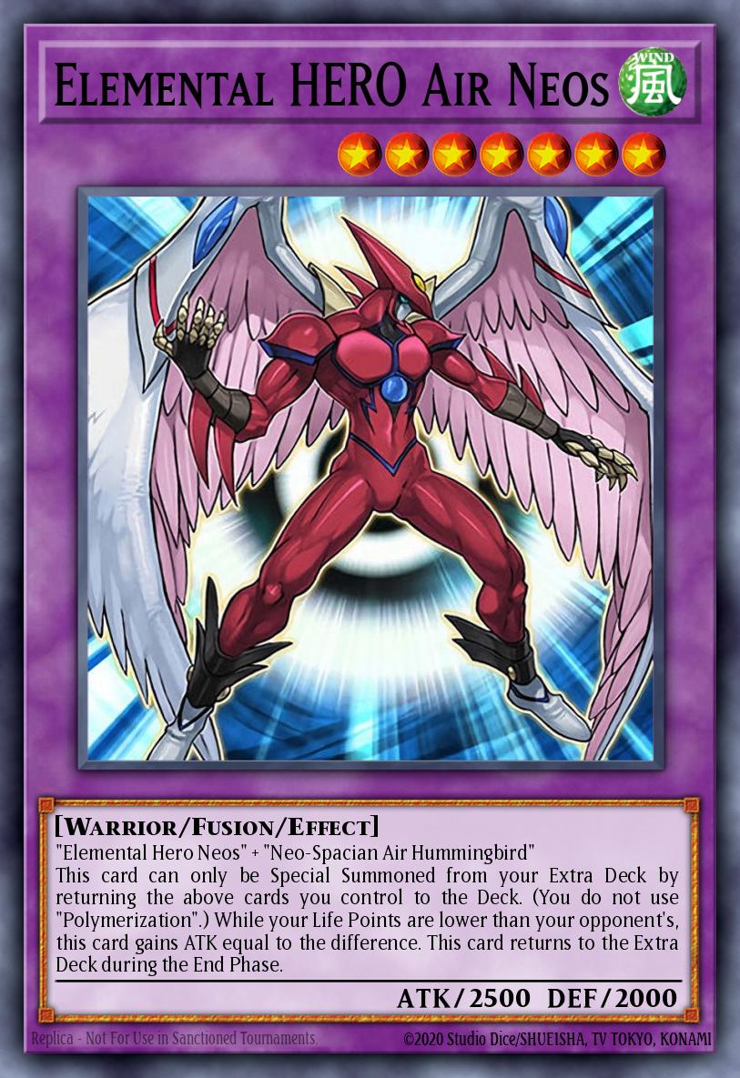 Elemental HERO Air Neos Ultimate Rare STON-EN034 Strike of Neos Yugioh card