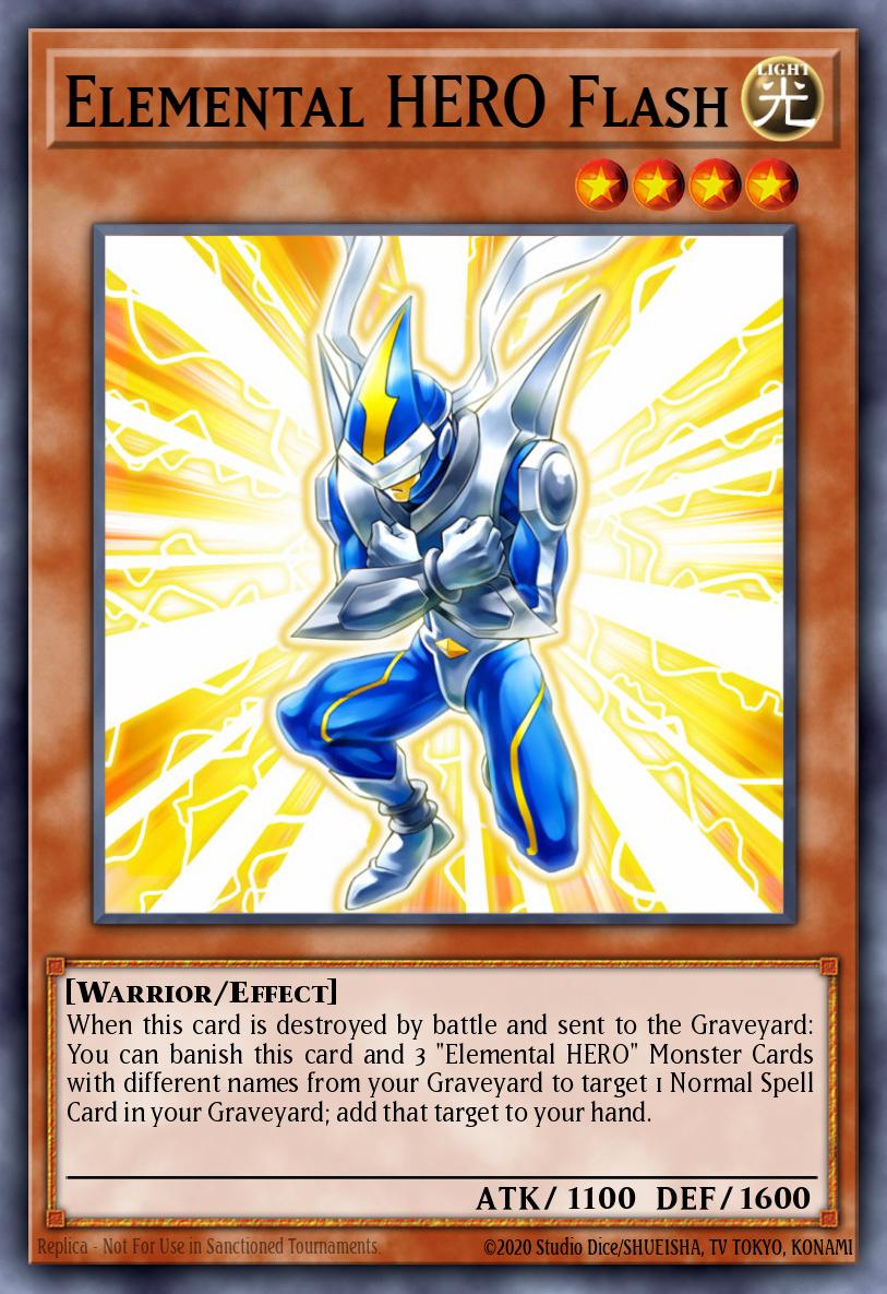 Elemental HERO Flash Common GENF-EN090 Generation Force Yugioh card
