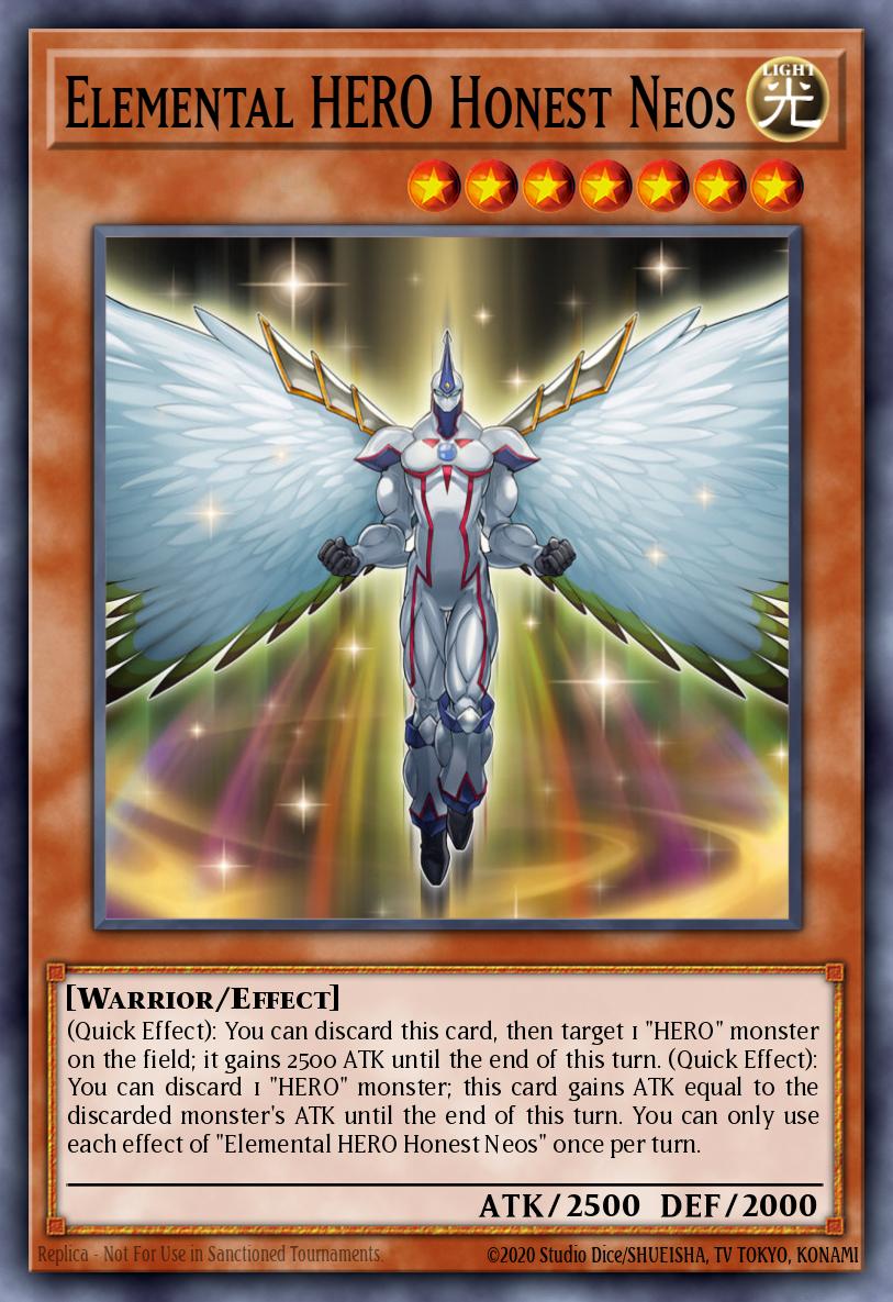 Elemental HERO Honest Neos Common BLC1-EN120 Battles of Legend Chapter 1 Yugioh card