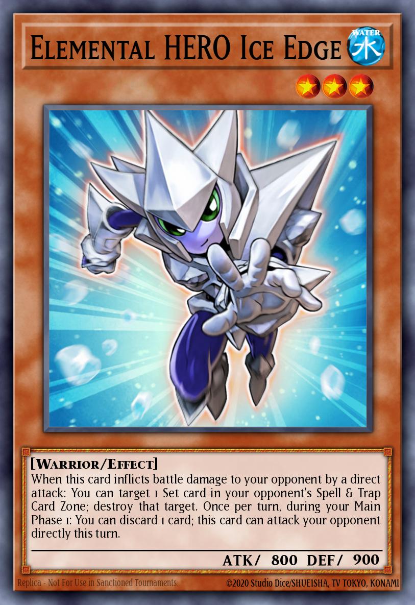 Elemental HERO Ice Edge Common AP01-EN018 Astral Pack One Yugioh card