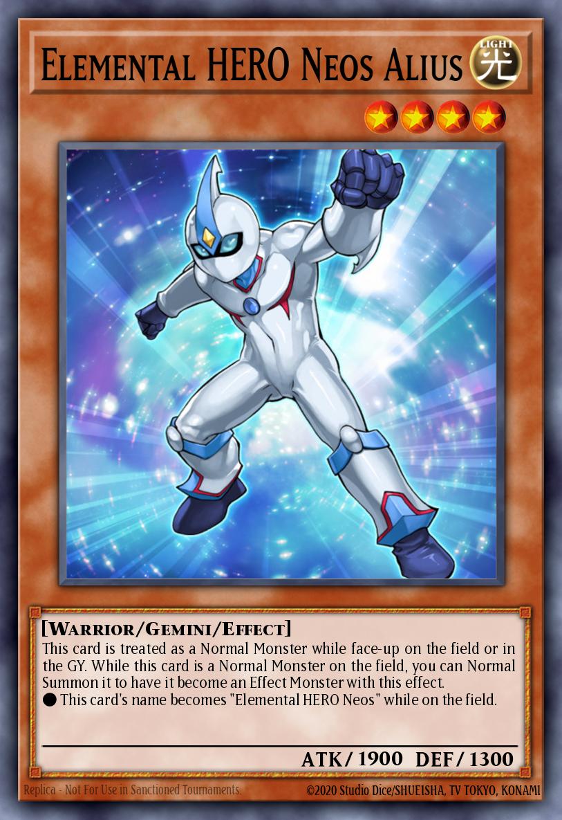 Elemental HERO Neos Alius Ultra Rare BLAR-EN053 Battles of Legend Armageddon Yugioh card
