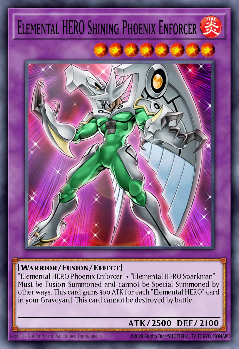Elemental HERO Shining Phoenix Enforcer Ultra Rare DR04-EN213 Dark Revelation Volume 4 Yugioh card