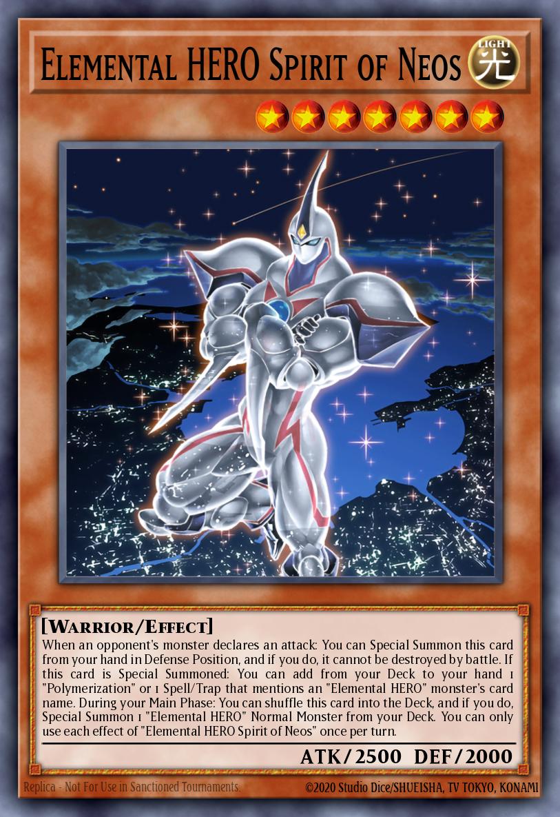 Elemental HERO Spirit of Neos Ultra Rare MP25-EN268 2025 Mega-Pack Tin Yugioh card