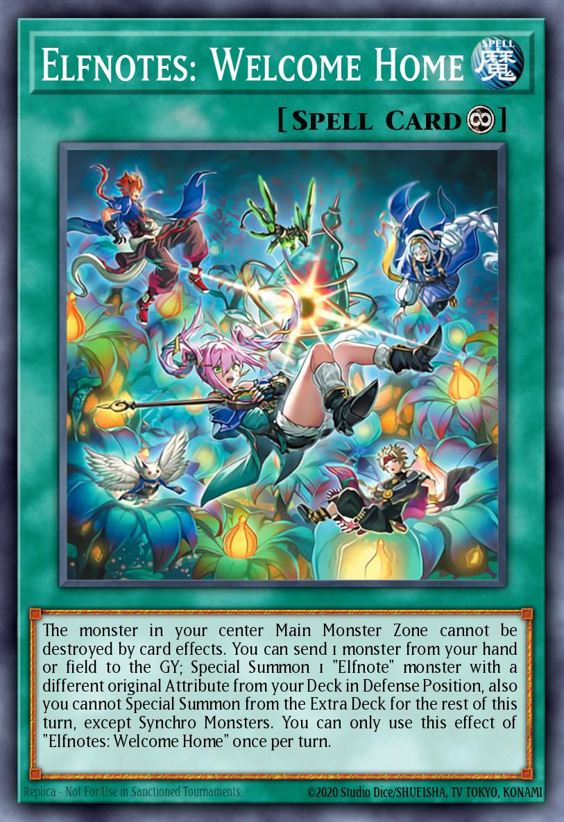 Elfnotes: Welcome Home Super Rare BPRO-EN056 Burst Protocol Yugioh card