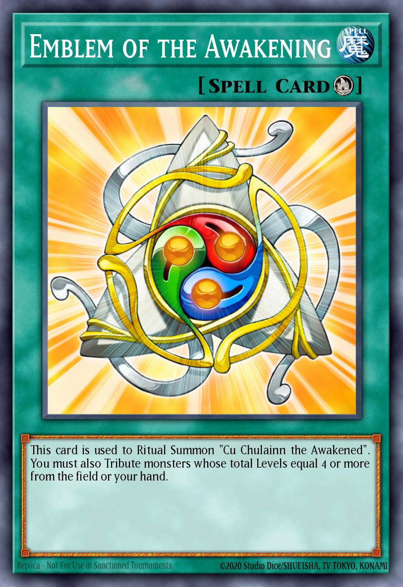 Emblem of the Awakening Common STON-EN044 Strike of Neos Yugioh card