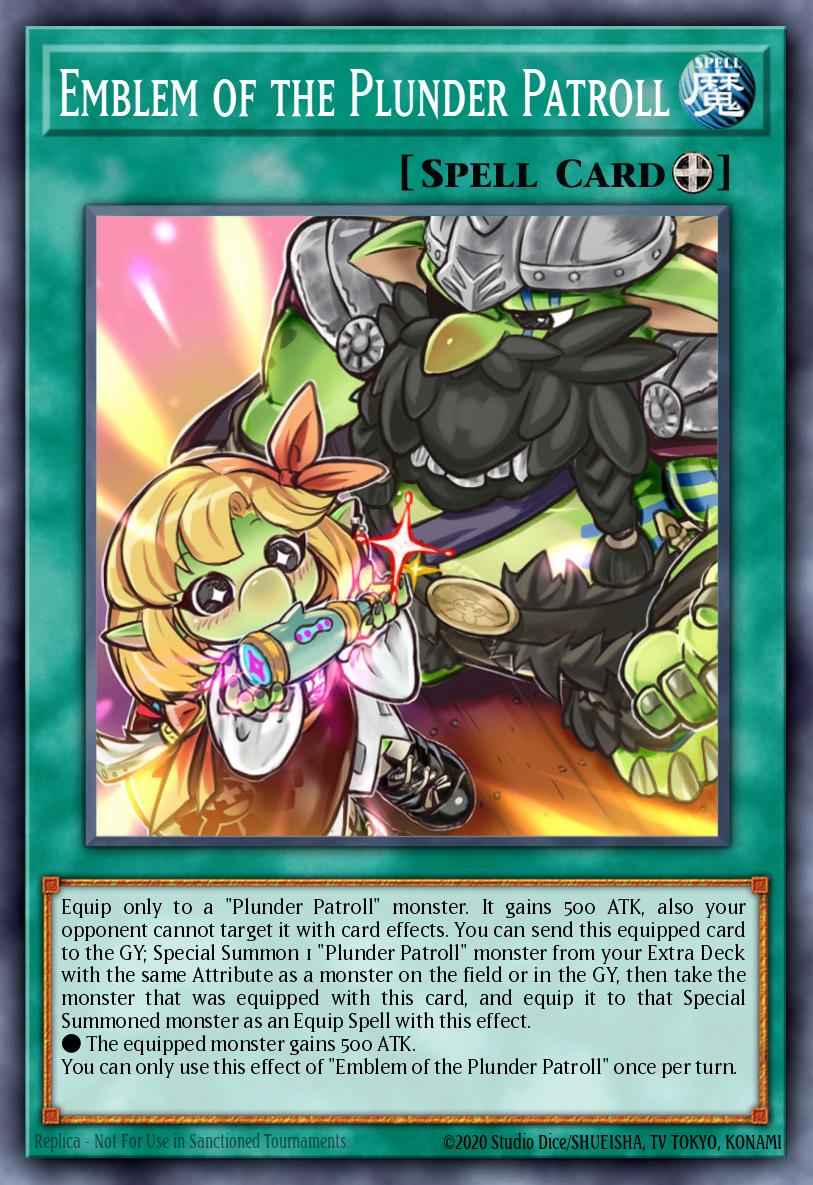 Emblem of the Plunder Patroll Ultra Rare BLCR-EN089 Battles of Legend Crystal Revenge Yugioh card