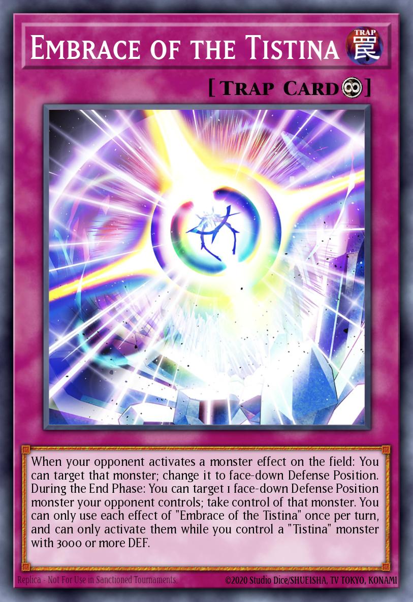 Embrace of the Tistina Super Rare AGOV-EN091 Age of Overlord Yugioh card