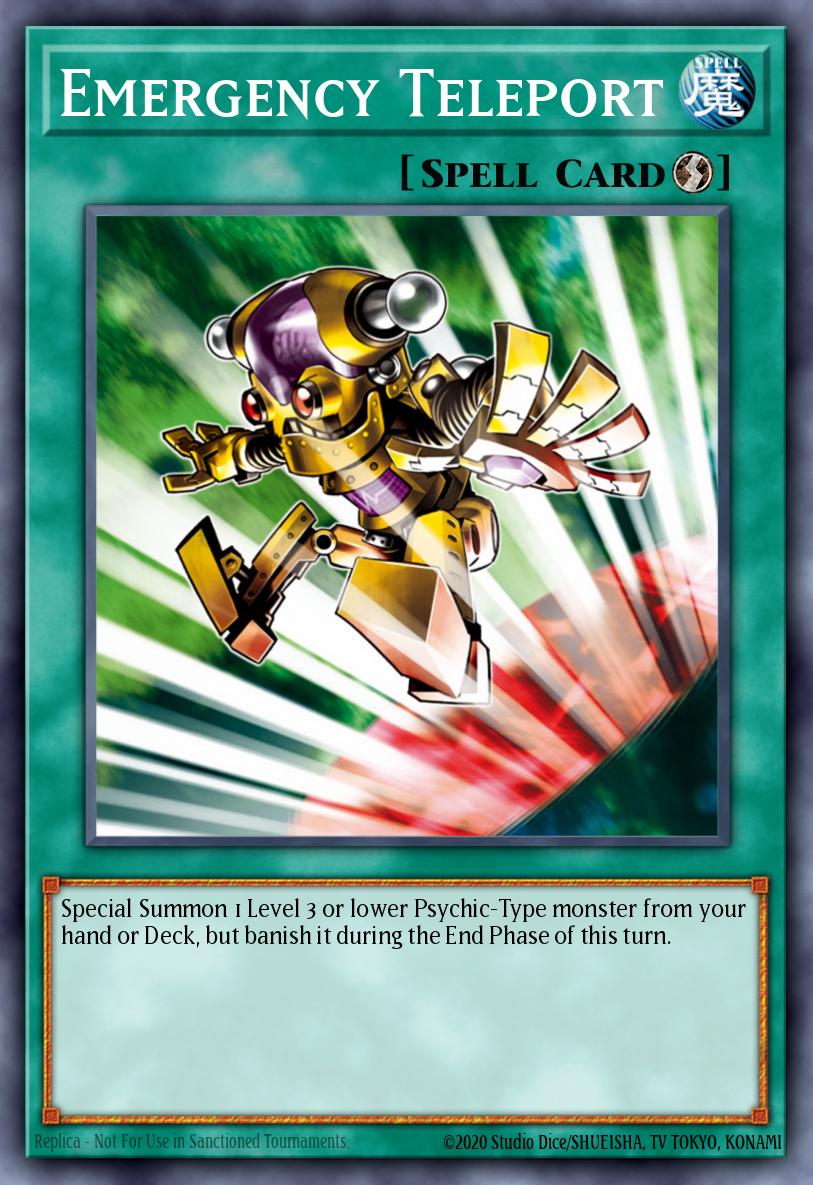Emergency Teleport Common L26D-ENX16 Legendary Modern Decks 2026 Yugioh card