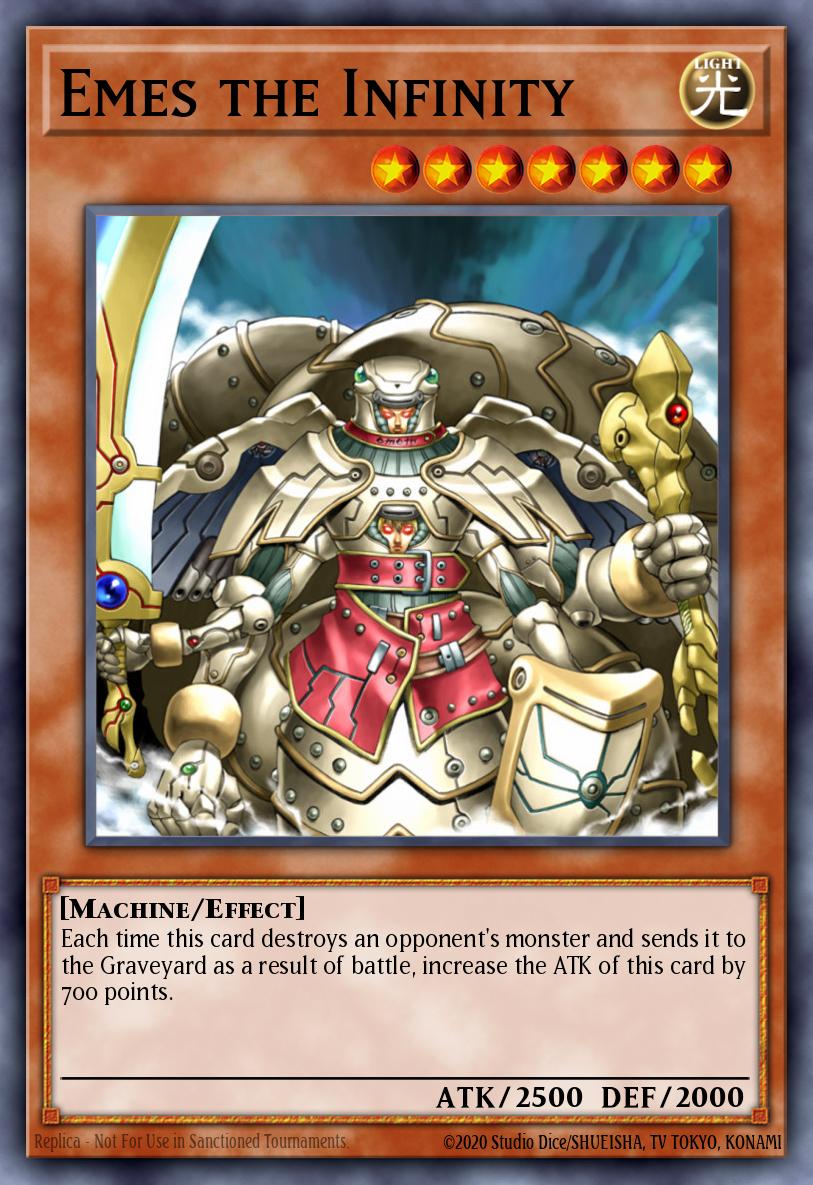 Emes the Infinity Super Rare DBT-EN001 Yu-Gi-Oh! Destiny Board Traveler promotional cards Yugioh card