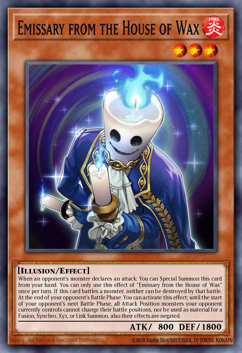 Emissary from the House of Wax Ultra Rare MP25-EN160 2025 Mega-Pack Tin Yugioh card
