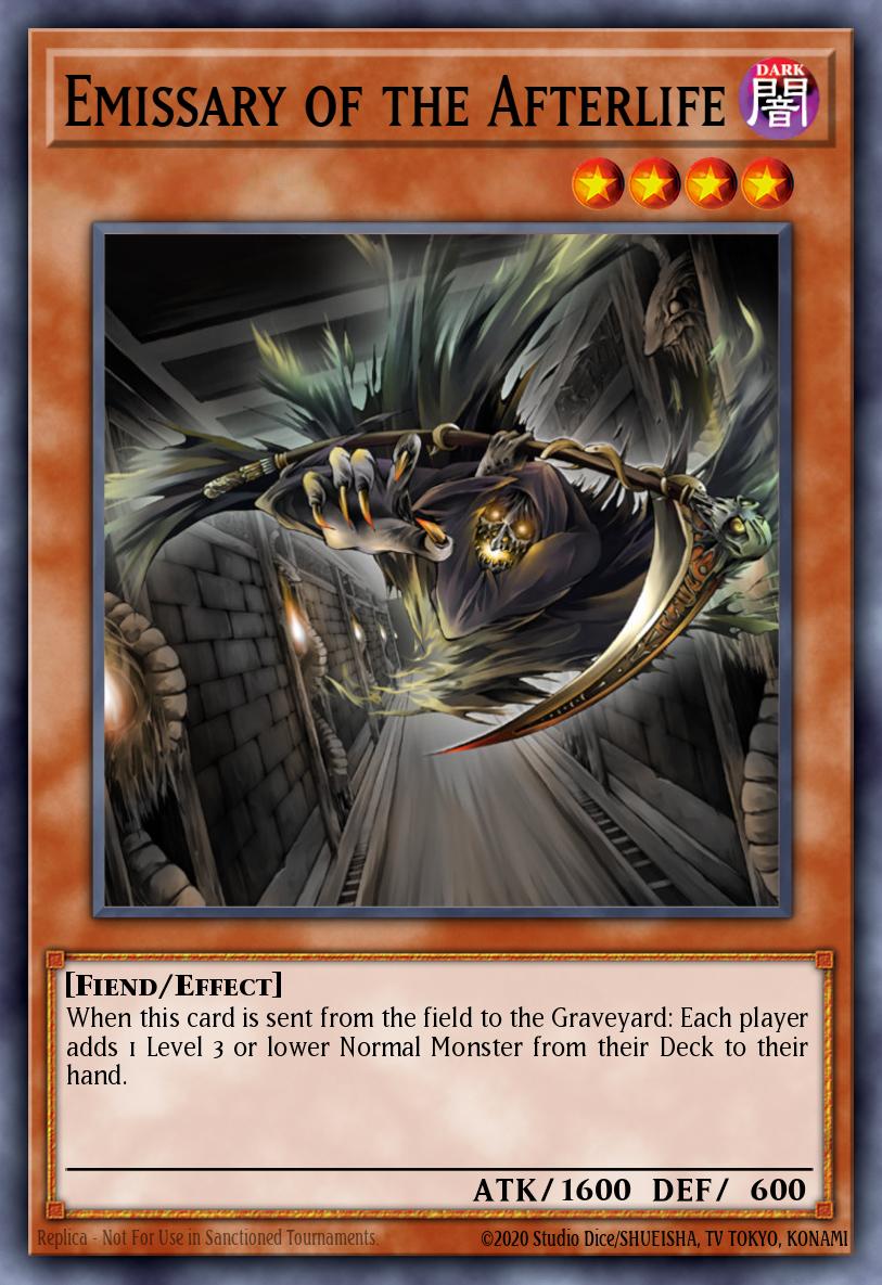 Emissary of the Afterlife Super Rare AST-076 Ancient Sanctuary Yugioh card